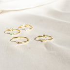 Zodiac Birthstone Ring by Caitlyn Minimalist • Zodiac Jewelry • Constellation Ring • Personalized Jewelry • Birthday Gift for Her • RM63F39