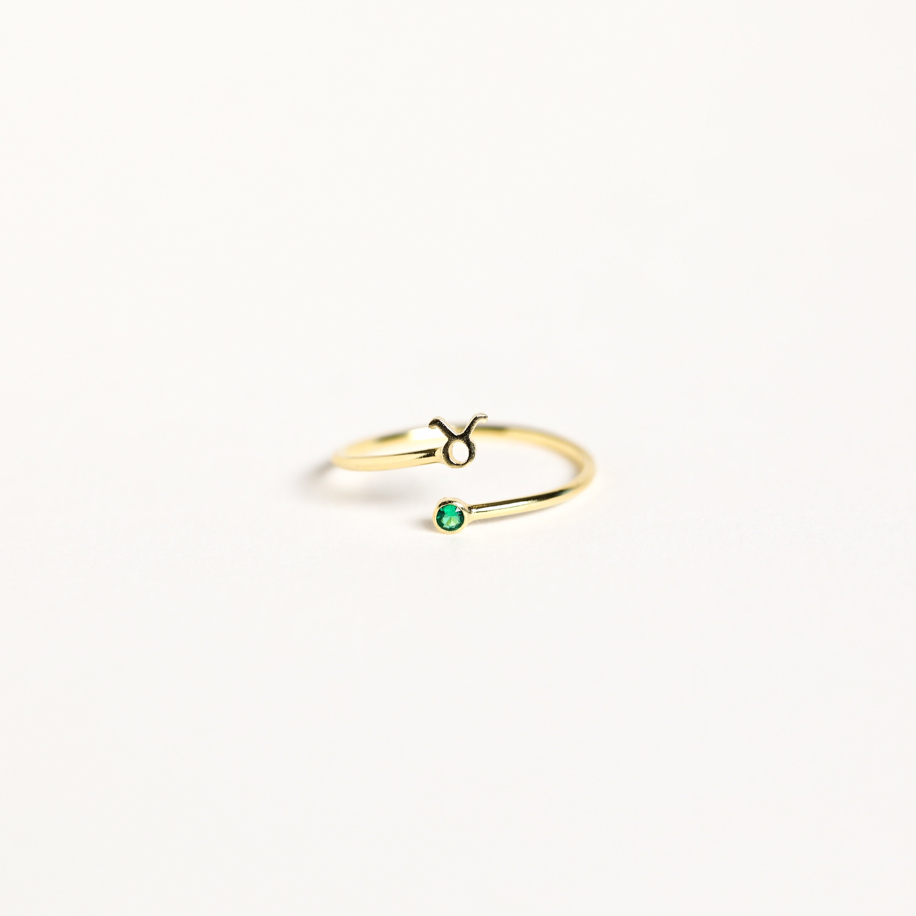 Zodiac Birthstone Ring by Caitlyn Minimalist • Zodiac Jewelry • Constellation Ring • Personalized Jewelry • Birthday Gift for Her • RM63F39