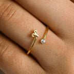 Zodiac Birthstone Ring by Caitlyn Minimalist • Zodiac Jewelry • Constellation Ring • Personalized Jewelry • Birthday Gift for Her • RM63F39