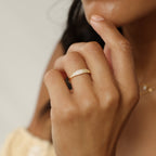 Pave Signet Ring by Caitlyn Minimalist • Skinny Pave Ring • Stacking Ring • A Must Have • Diamond Signet Ring • RR034