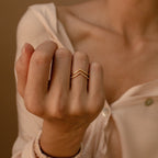 Curve Ring Set of 2