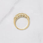 Twist Baguette Stacking Ring