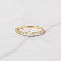 Dainty Opal Solitaire Ring