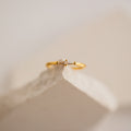 Baguette Diamond Ring by Caitlyn Minimalist • Dainty Gold Stacking Ring Band • Minimalist Engagement Ring • Romantic Gifts • RR066