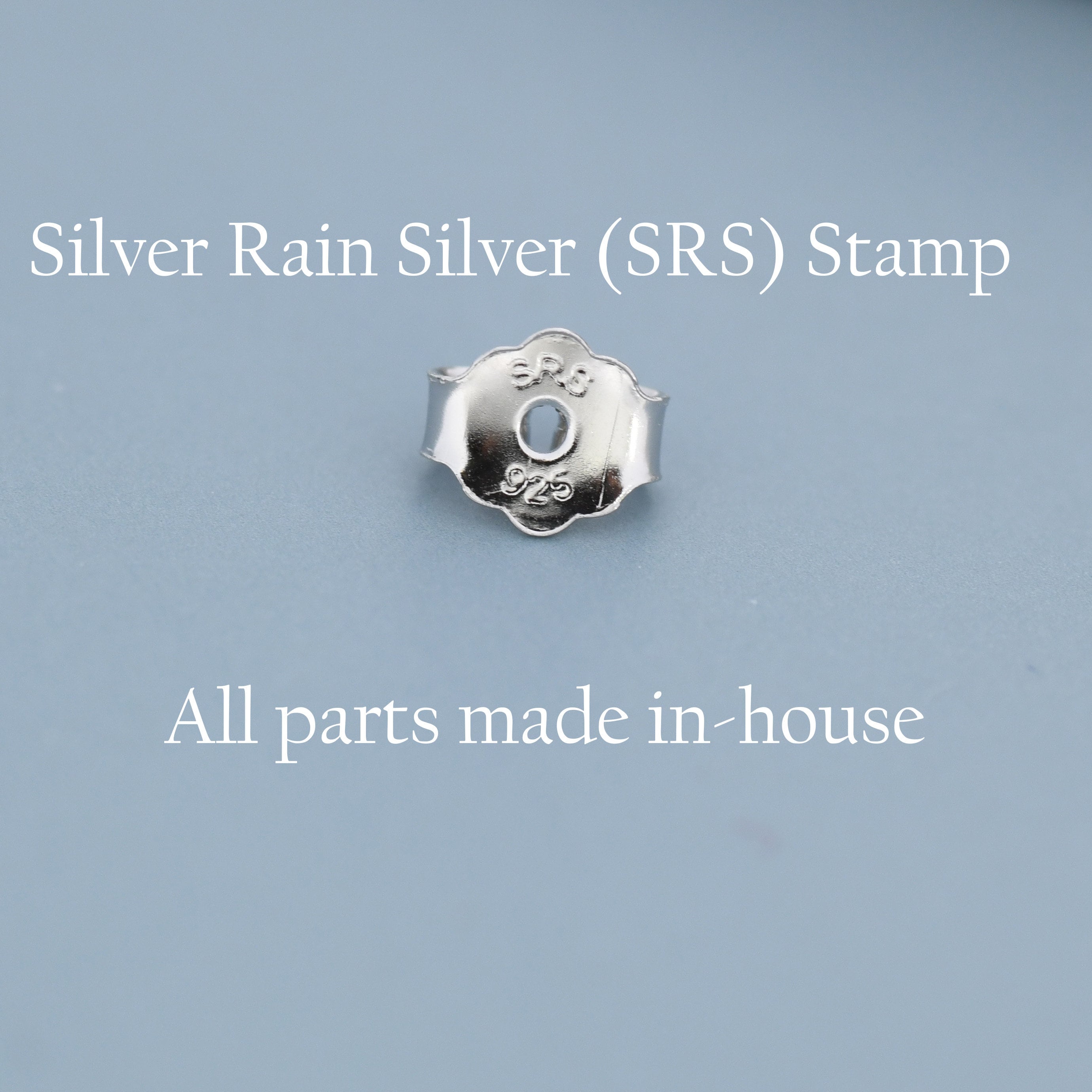 Dainty Cloud and Moonstone Raindrop Stud Earrings in Sterling Silver, Silver or Gold, Cloud Earrings, Moonstone Droplet Earrings