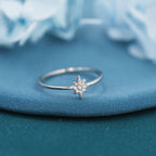 Sterling Silver Starburst Ring