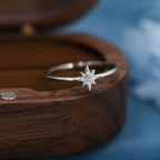 Sterling Silver Starburst Ring