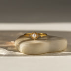 Vintage Pearl & Diamond Ring