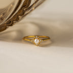 Vintage Pearl & Diamond Ring