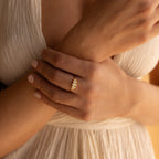 Marquise Opal Ring Gold