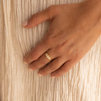 Marquise Opal Ring Gold