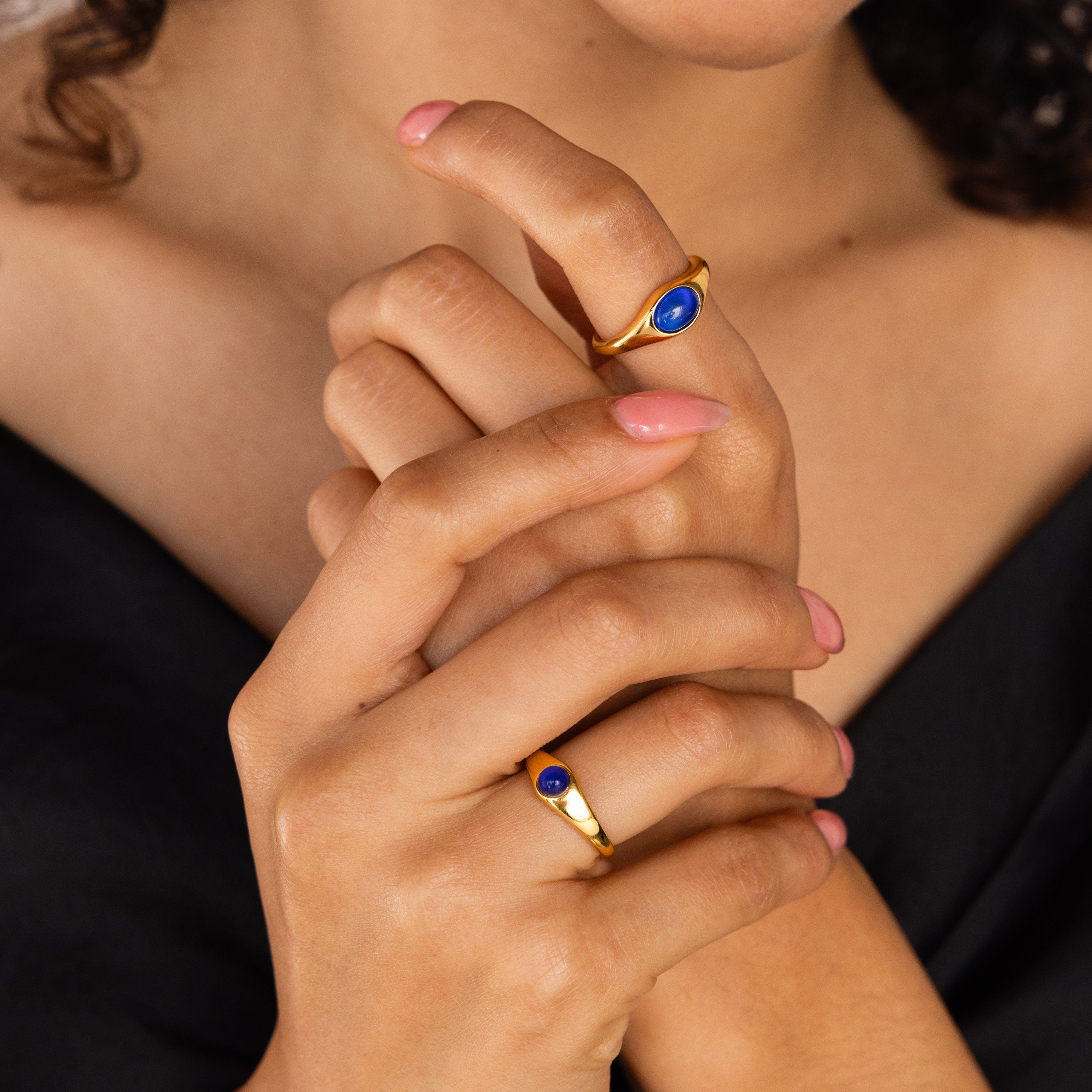 Mood Signet Ring Gold