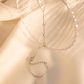 16K Gold Hand Chain Bracelet: Dainty Link Ring Bracelet