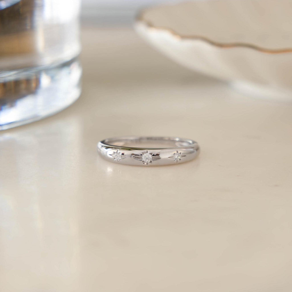 Starburst Diamond Ring