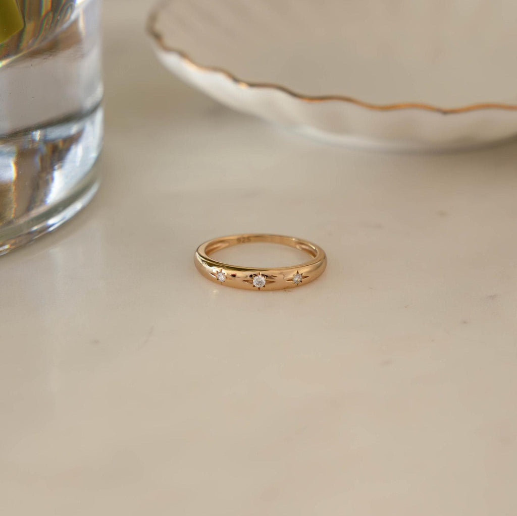 Starburst Diamond Ring