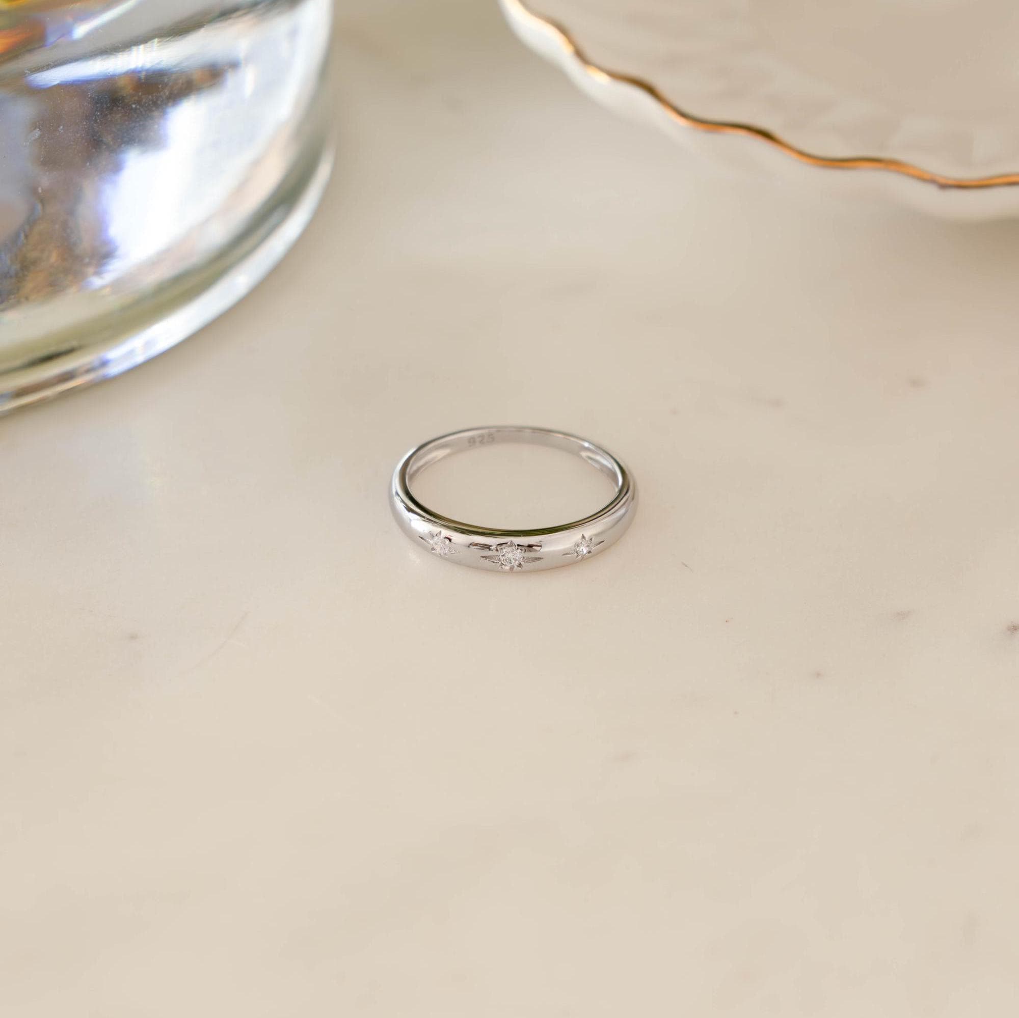 Starburst Diamond Ring