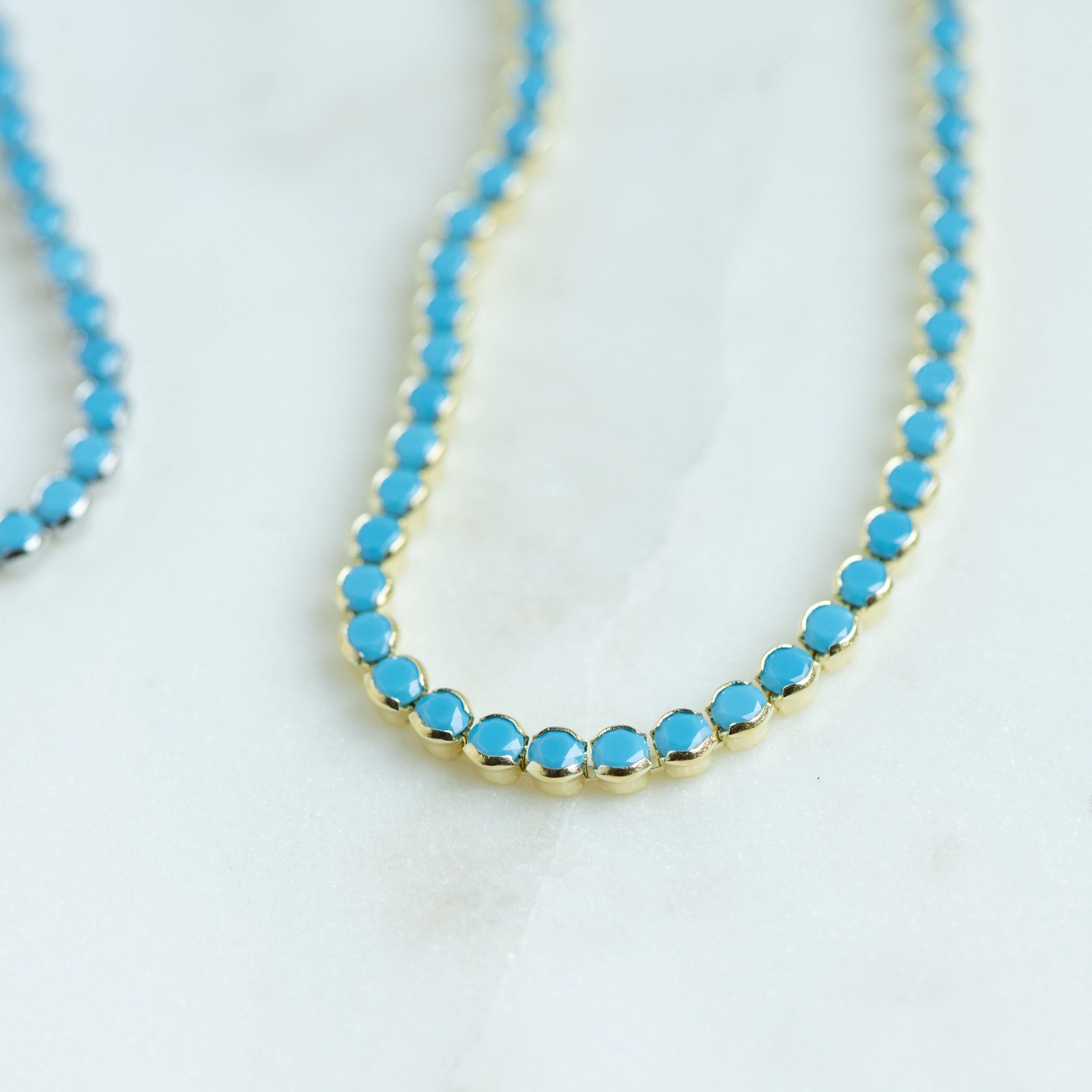 Turquoise Tennis Bracelet