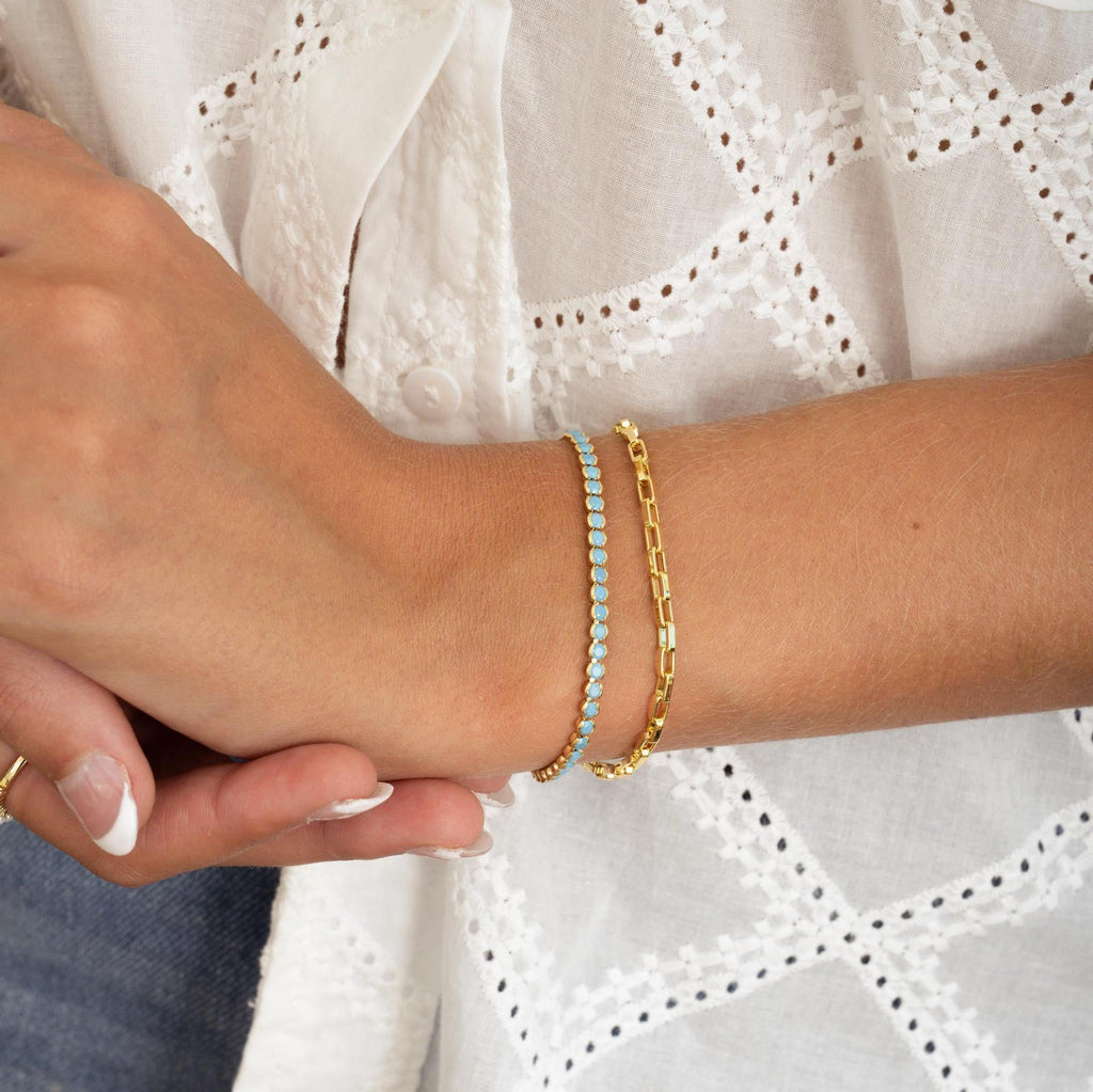 Turquoise Tennis Bracelet