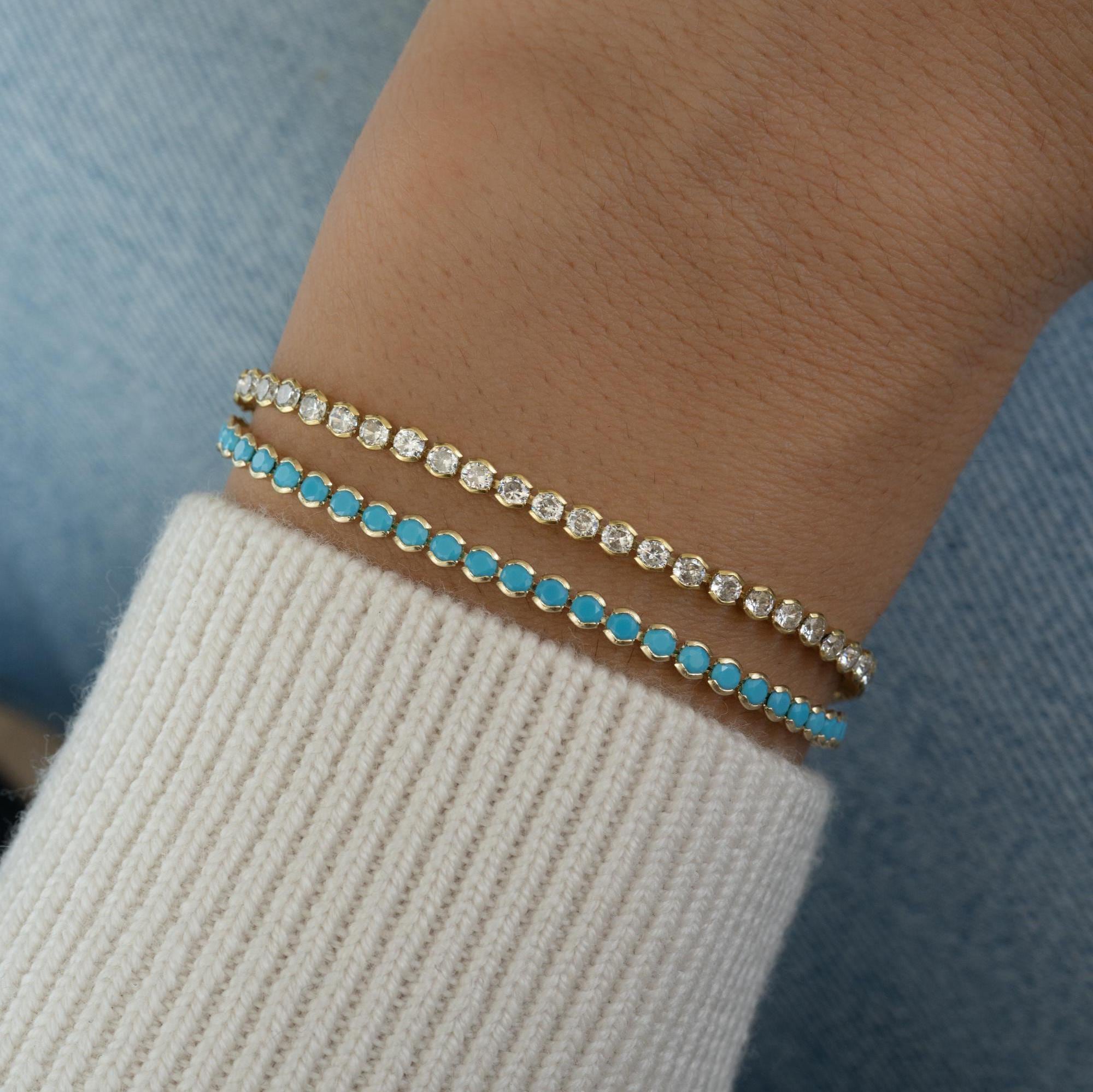 Turquoise Tennis Bracelet