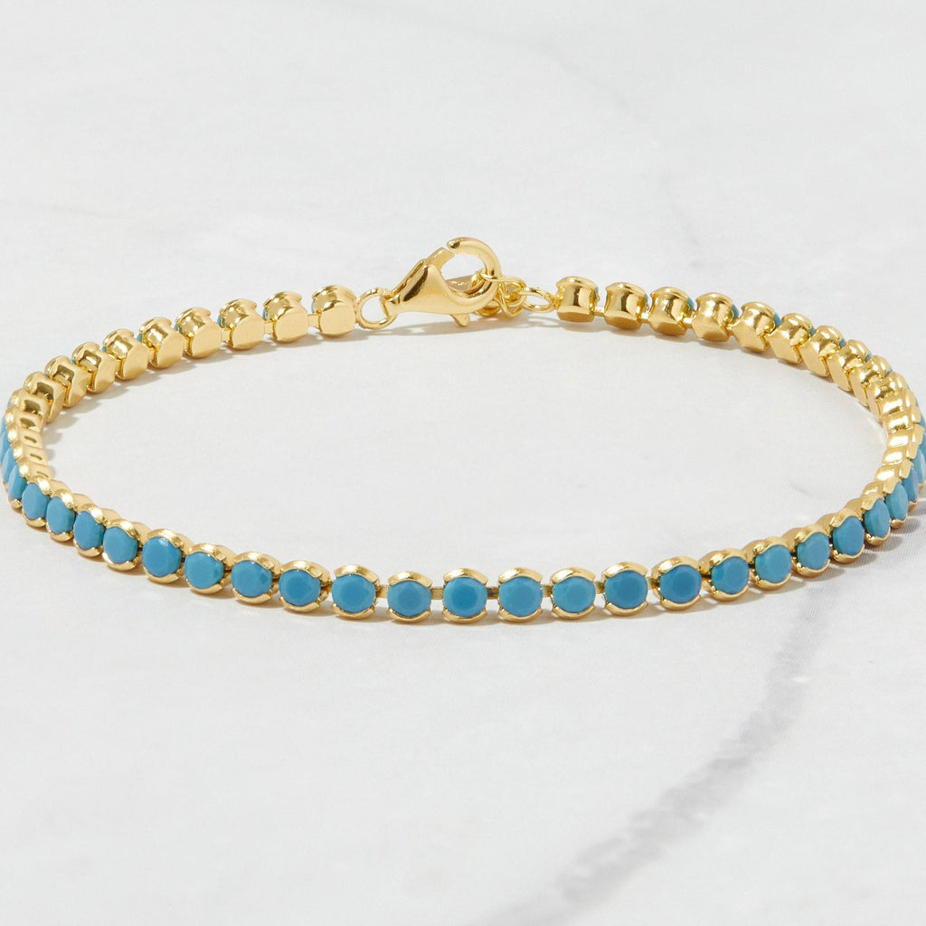 Turquoise Tennis Bracelet