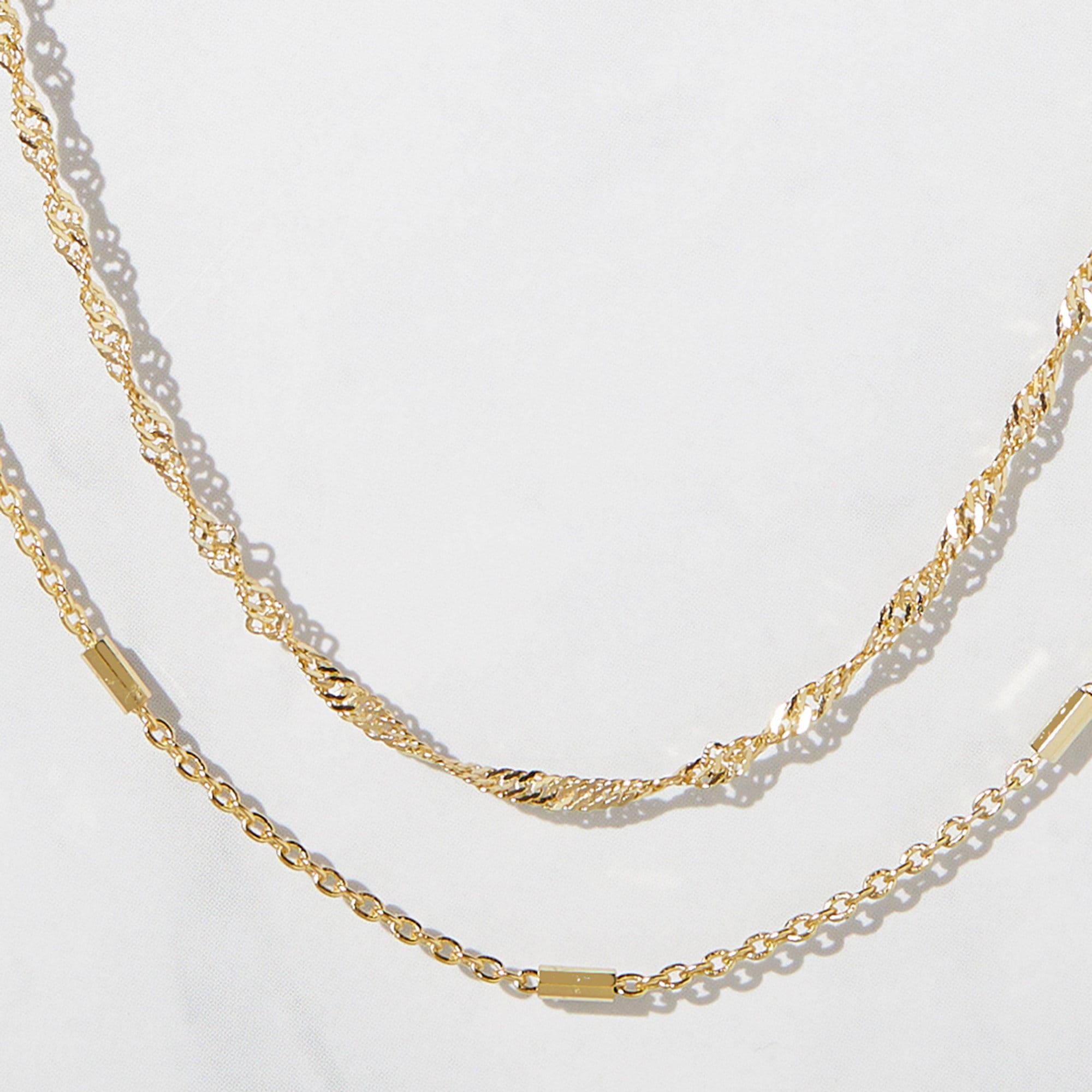 Delicate Bracelets Set Gold Silver