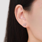Balloon Dog Stud Earrings in Sterling Silver
