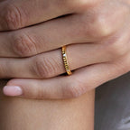 Phases of the Moon Ring by Caitlyn Minimalist • Celestial Diamond Ring • Dainty Stackable Boho Ring • Unique Jewelry Gift for Her • RR068