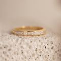 Minimalist Diamond Band Ring