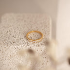 Minimalist Diamond Band Ring