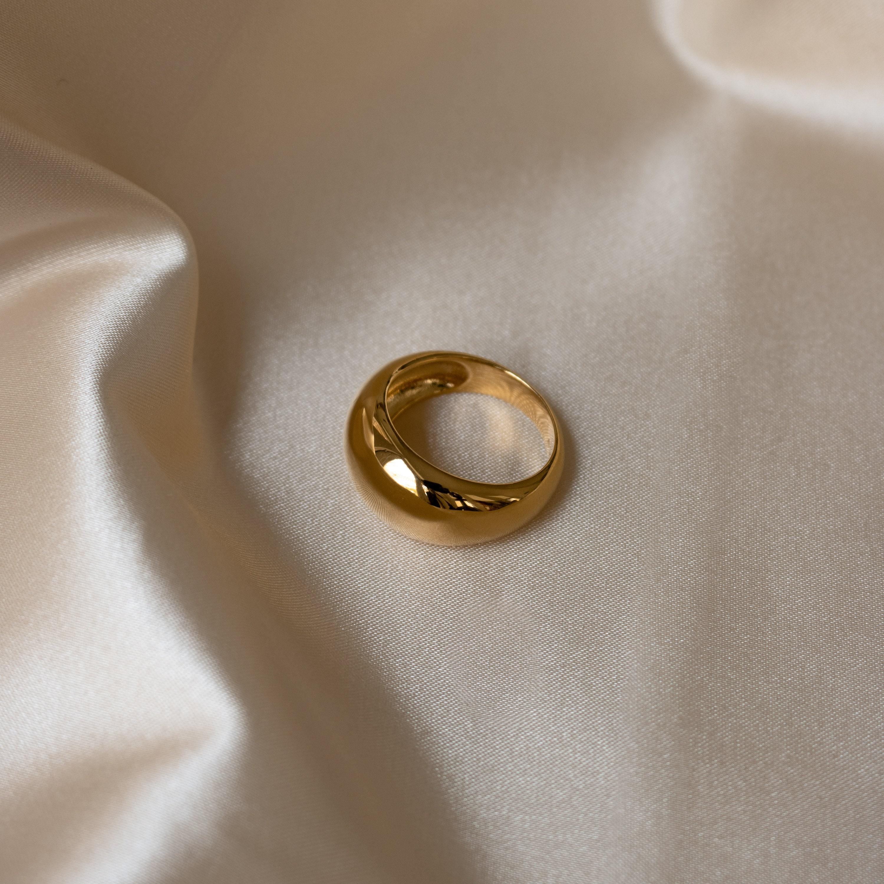 Gold Dome Statement Ring