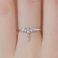 Sterling Silver Dragon Dainty Ring