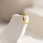 Phases of the Moon Ring by Caitlyn Minimalist • Celestial Diamond Ring • Dainty Stackable Boho Ring • Unique Jewelry Gift for Her • RR068