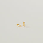 Diamond Huggie Hoop Earrings