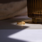 Diamond Twist Ring Gold
