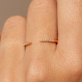 Pavé Minimalist Open Ring