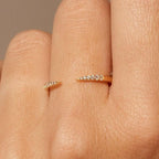 Pavé Minimalist Open Ring