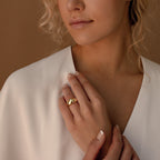 Gold Dome Statement Ring