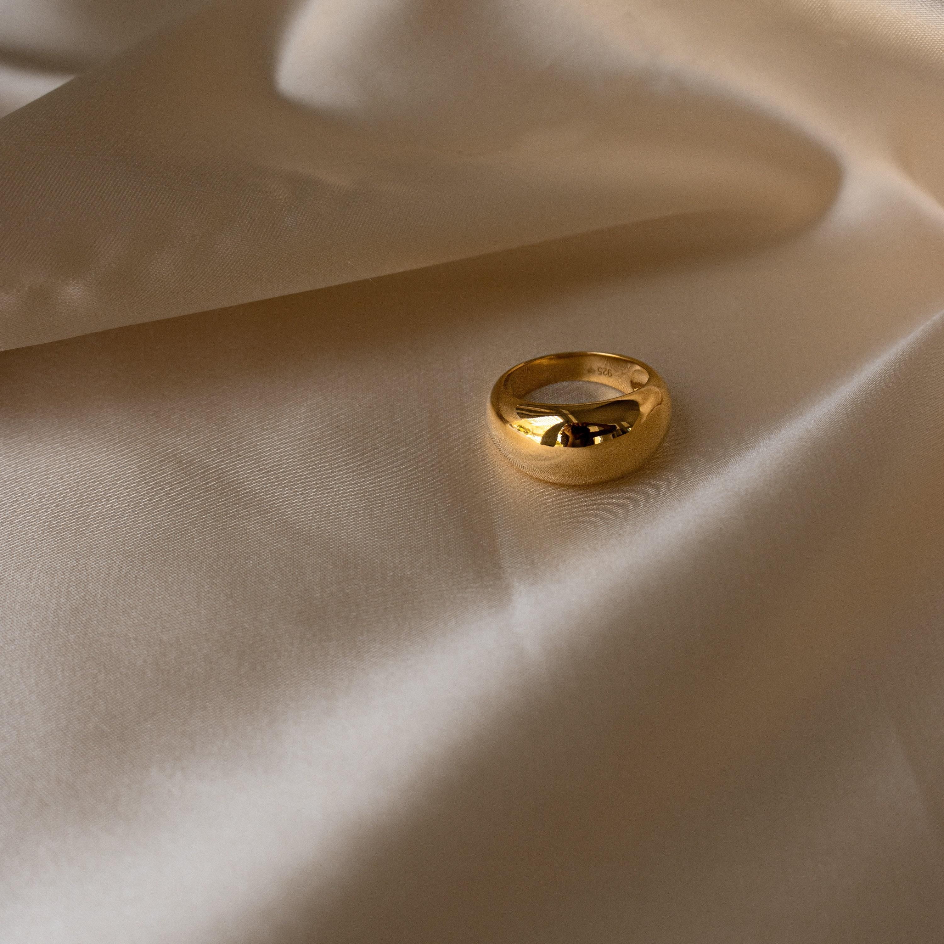 Gold Dome Statement Ring