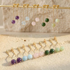 Birthstone Crystal Drop Earrings