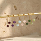 Birthstone Crystal Drop Earrings
